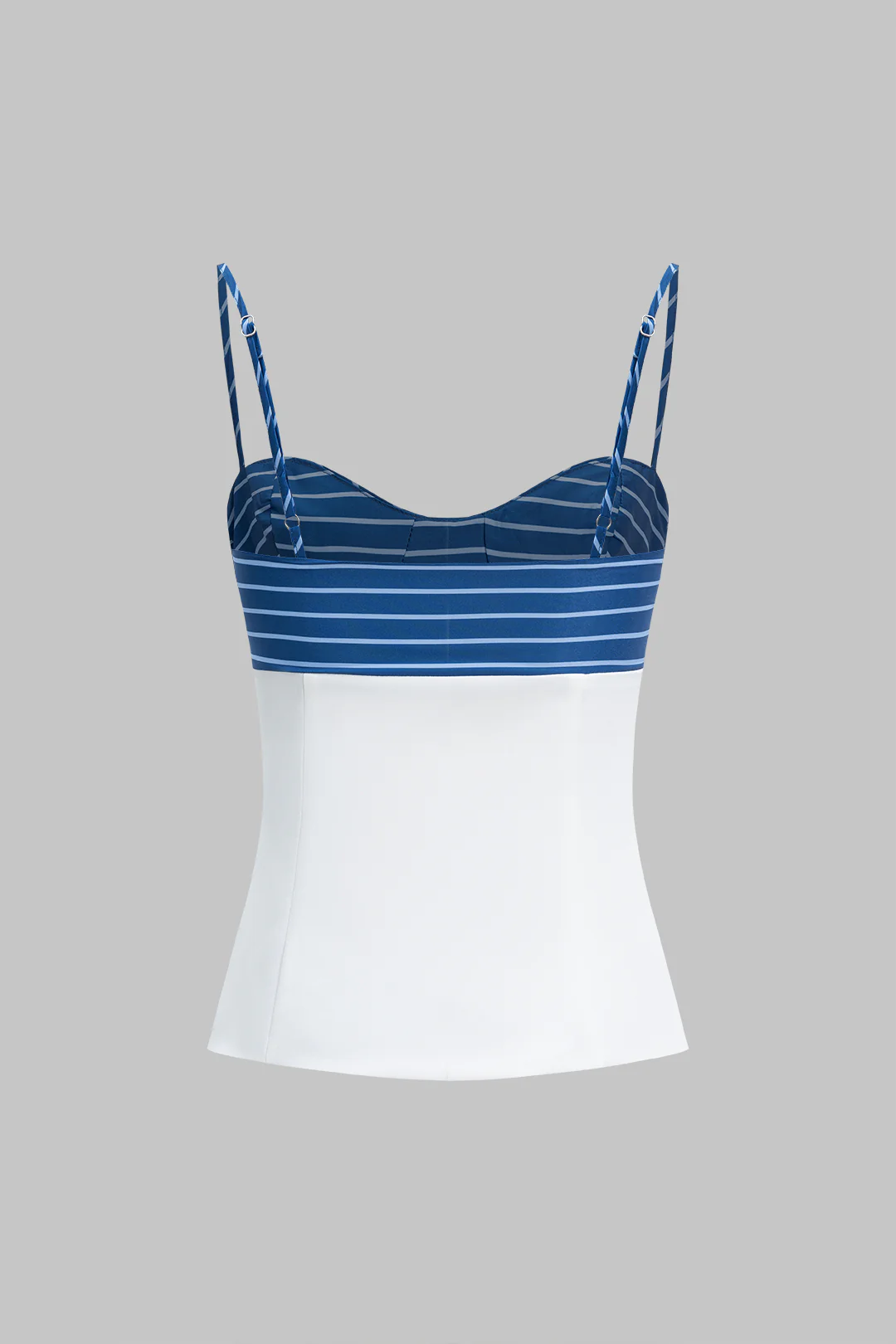 Contrast Stripes Print Cami Top - Weenar