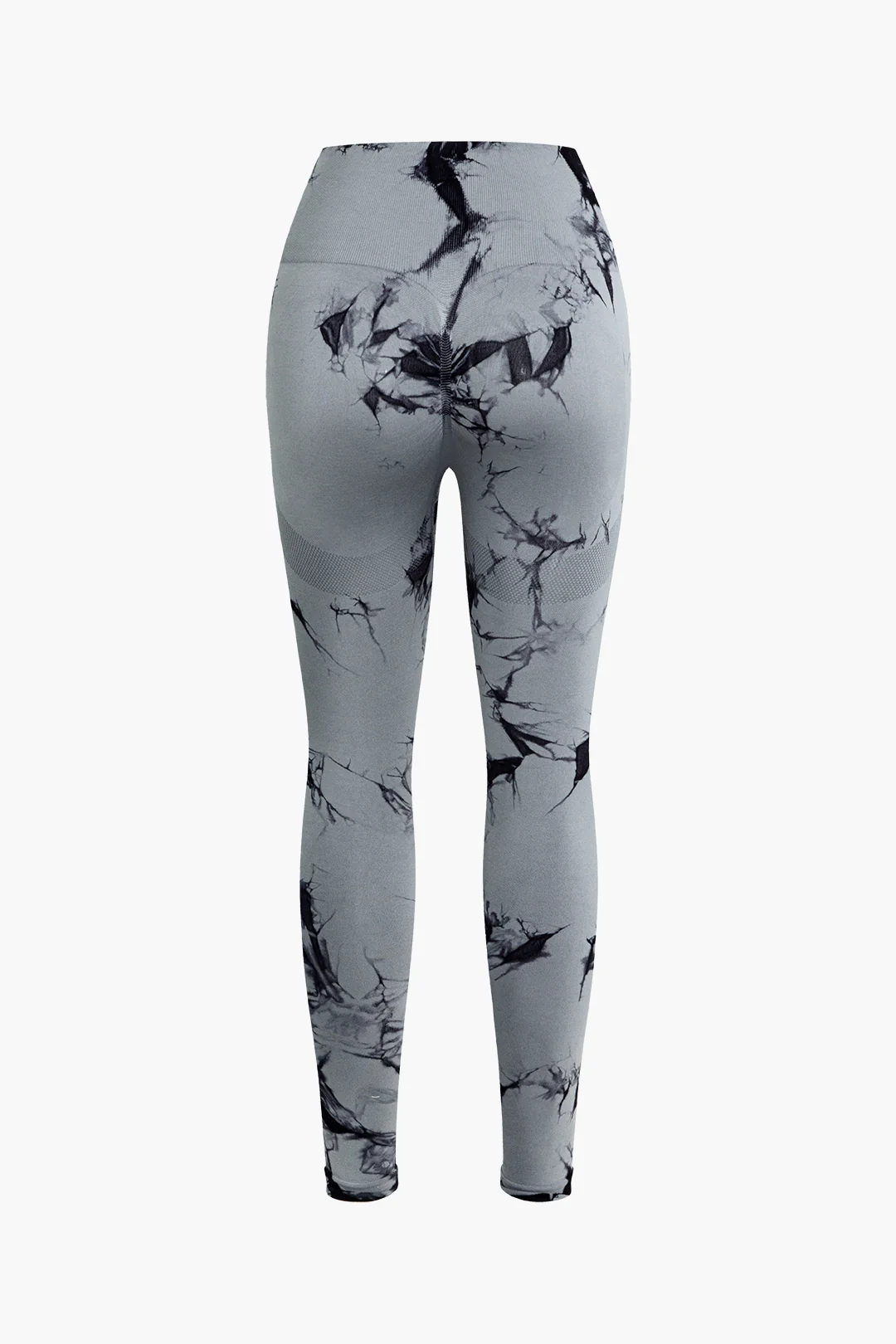 Tie Dye Print High Waist Sports Leggings - Weenar