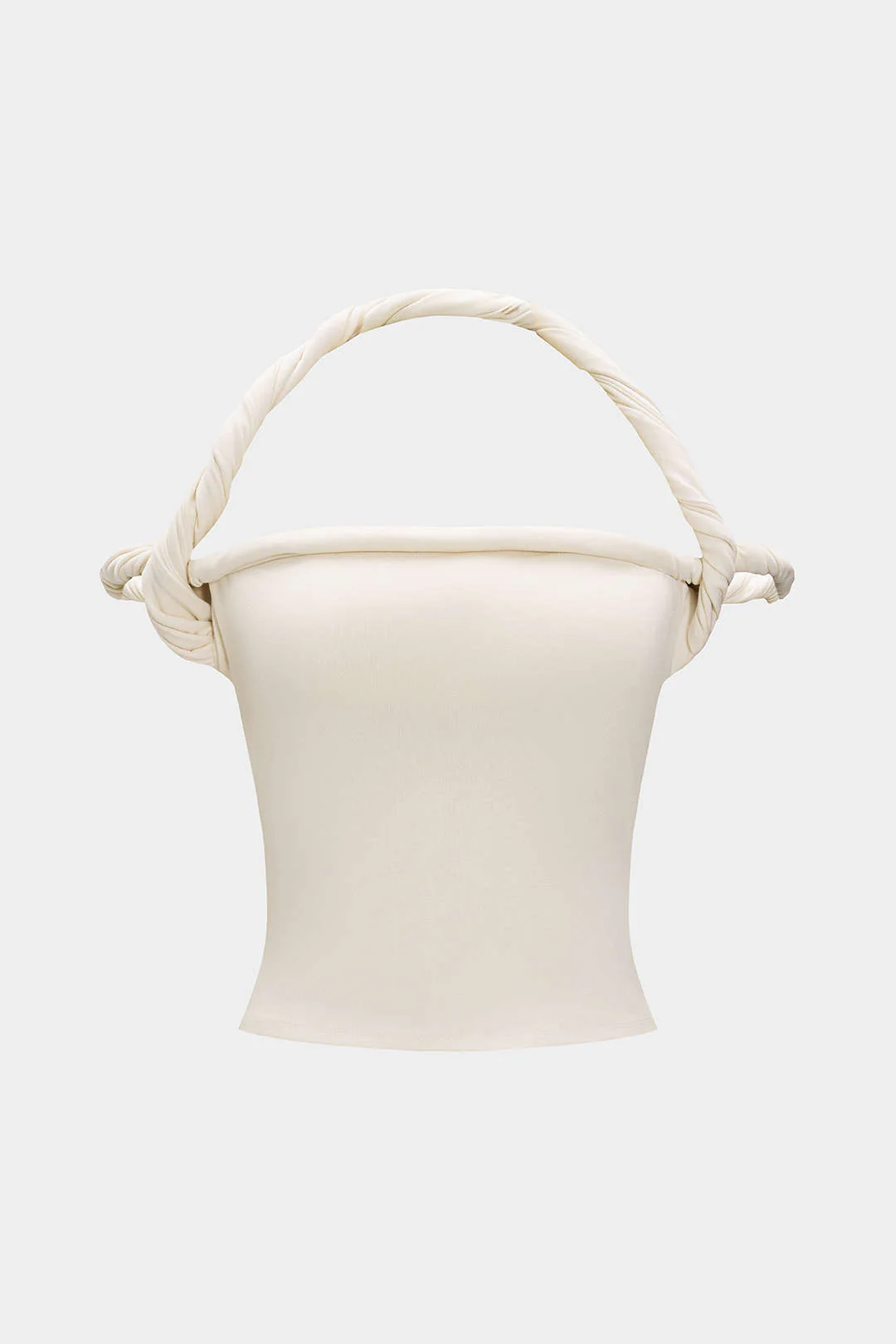Twist Knot Halter Neck Tank Top - Weenar