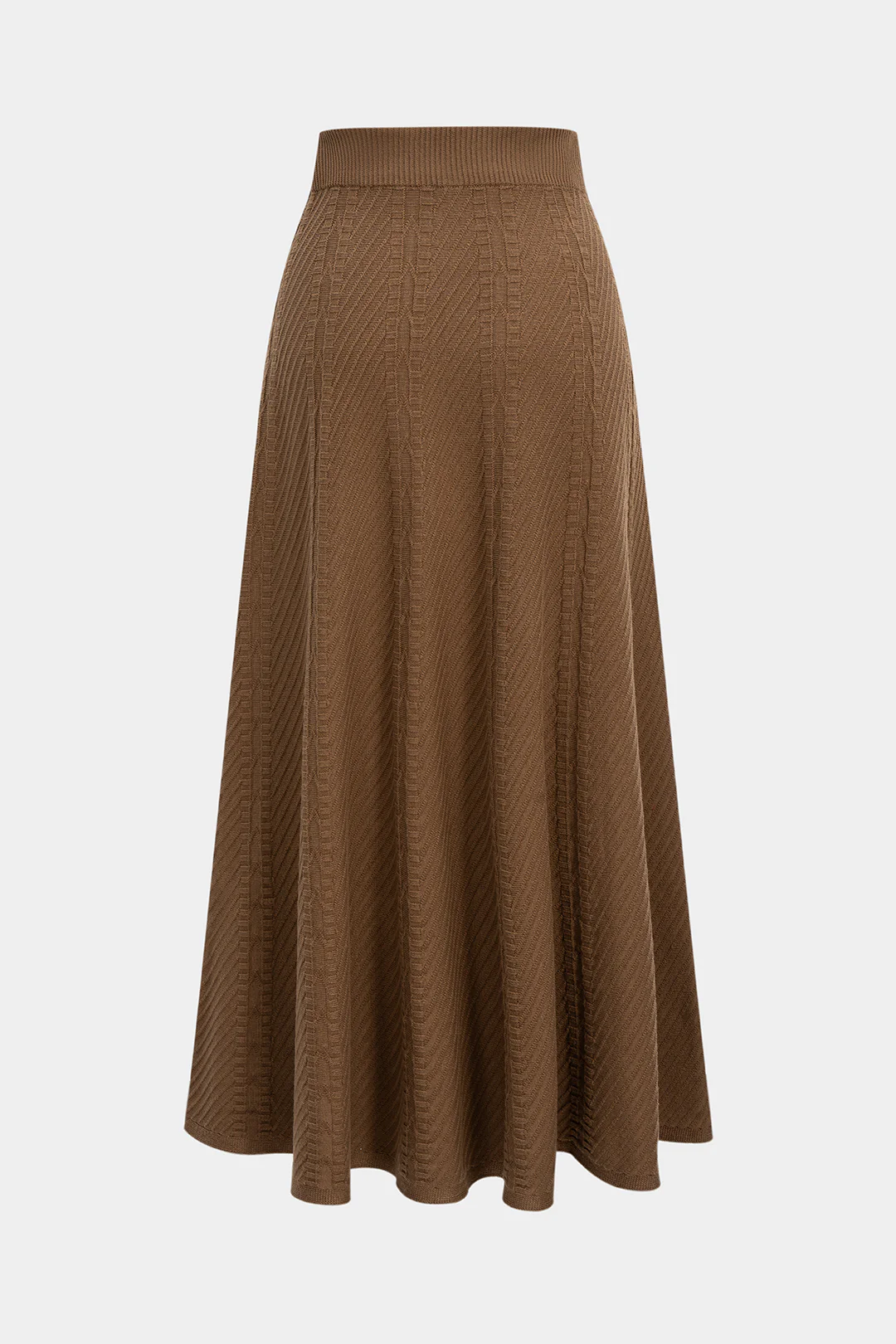 Knit High Waist Skirt - Weenar
