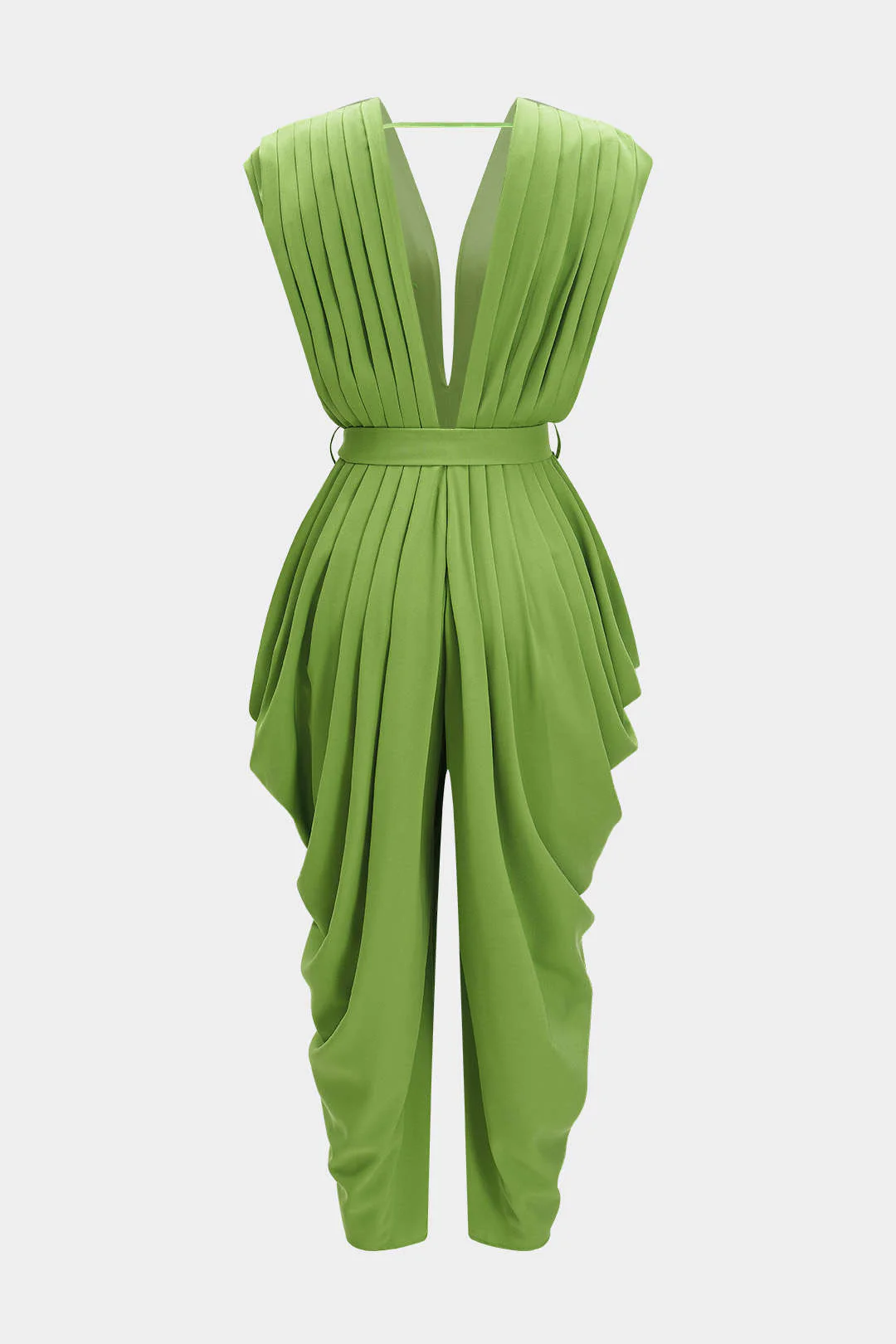 Sleeveless V-neck Jumpsuit - Weenar