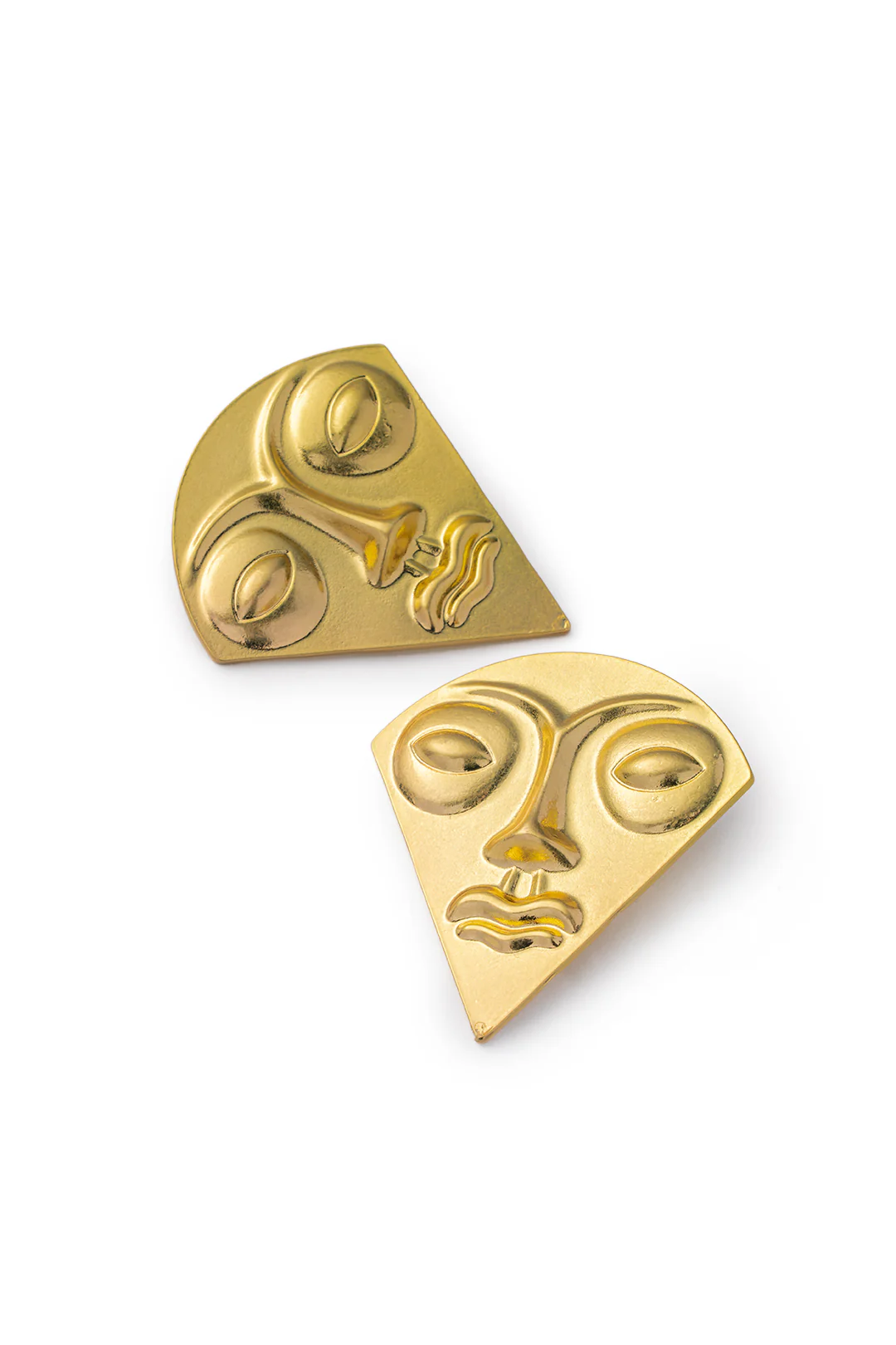 Metal Triangle Shape Earrings - Weenar