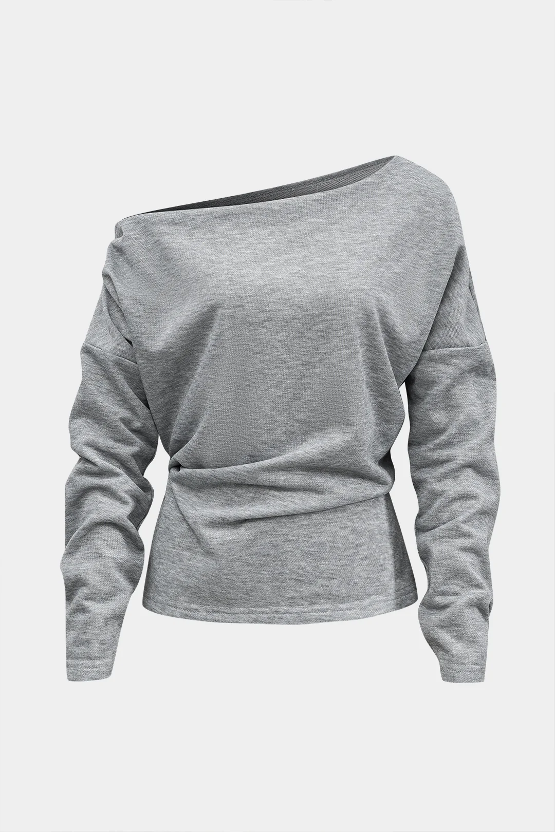 Asymmetrical Long Sleeve T-Shirt - Weenar