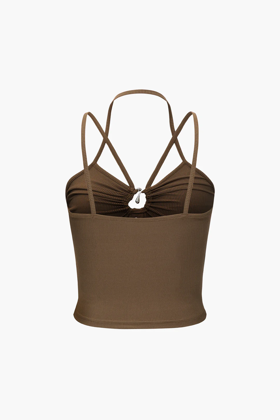 Ruched Cut Out Cami Top - Weenar
