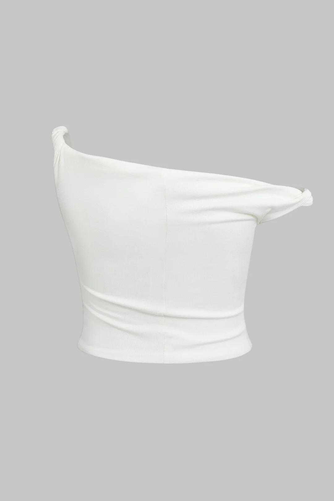 Plus Size Asymmetrical Twist Knot T-Shirt - Weenar