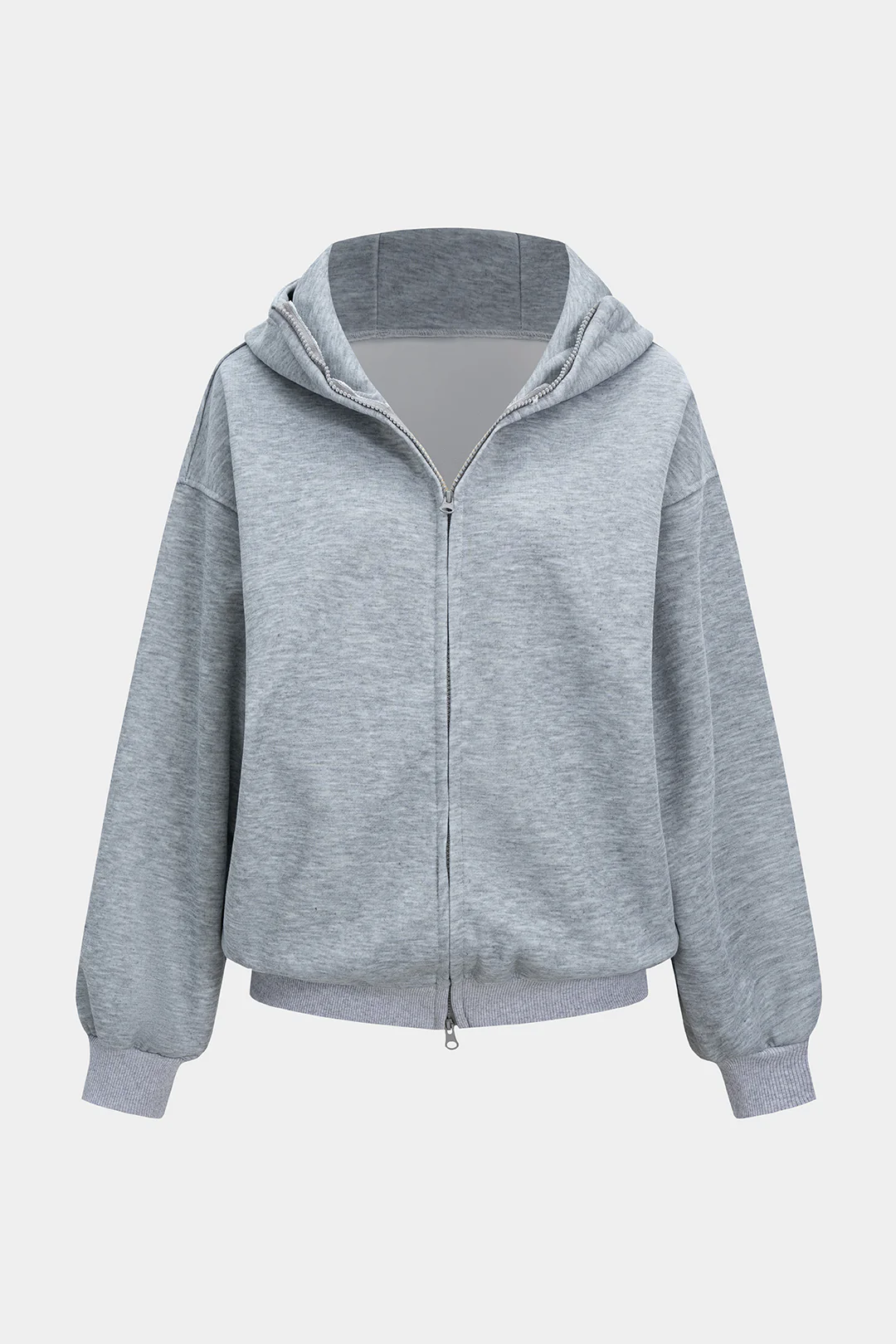 Zipper Long-Sleeve Hoodie - Weenar