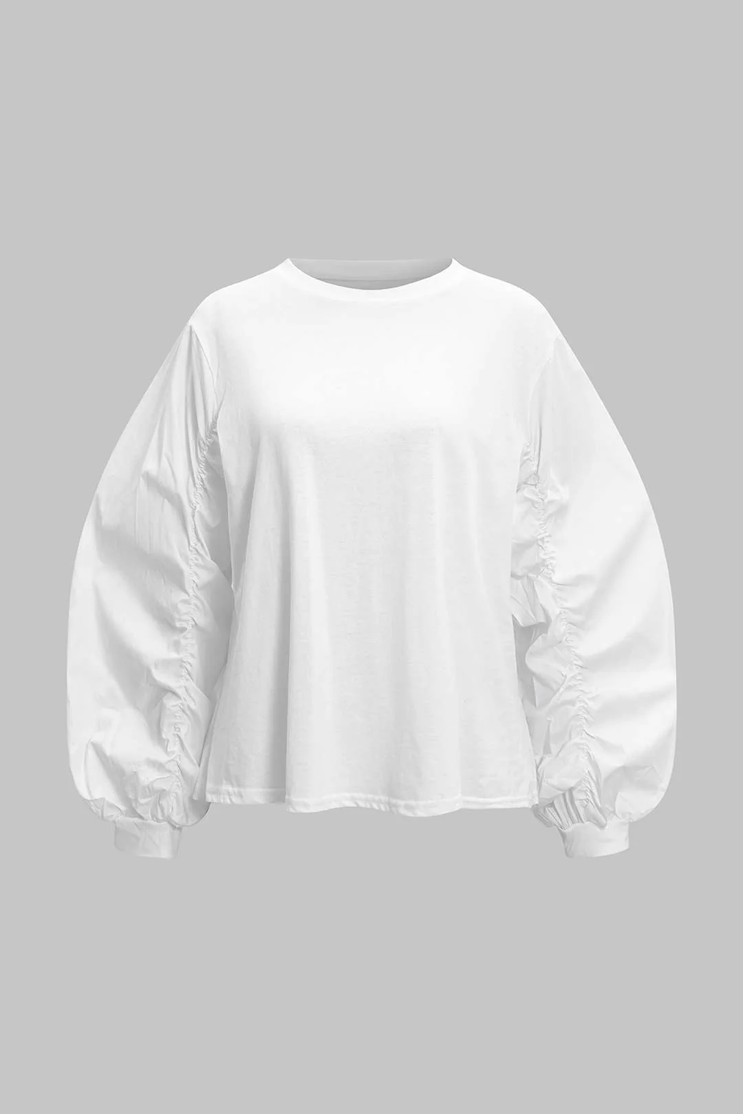 Round Neck Long-Sleeve Top - Weenar