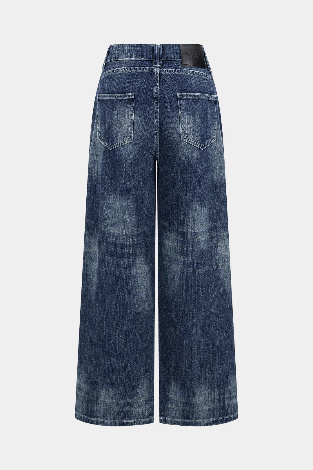 Denim Wide Leg Jeans - Weenar