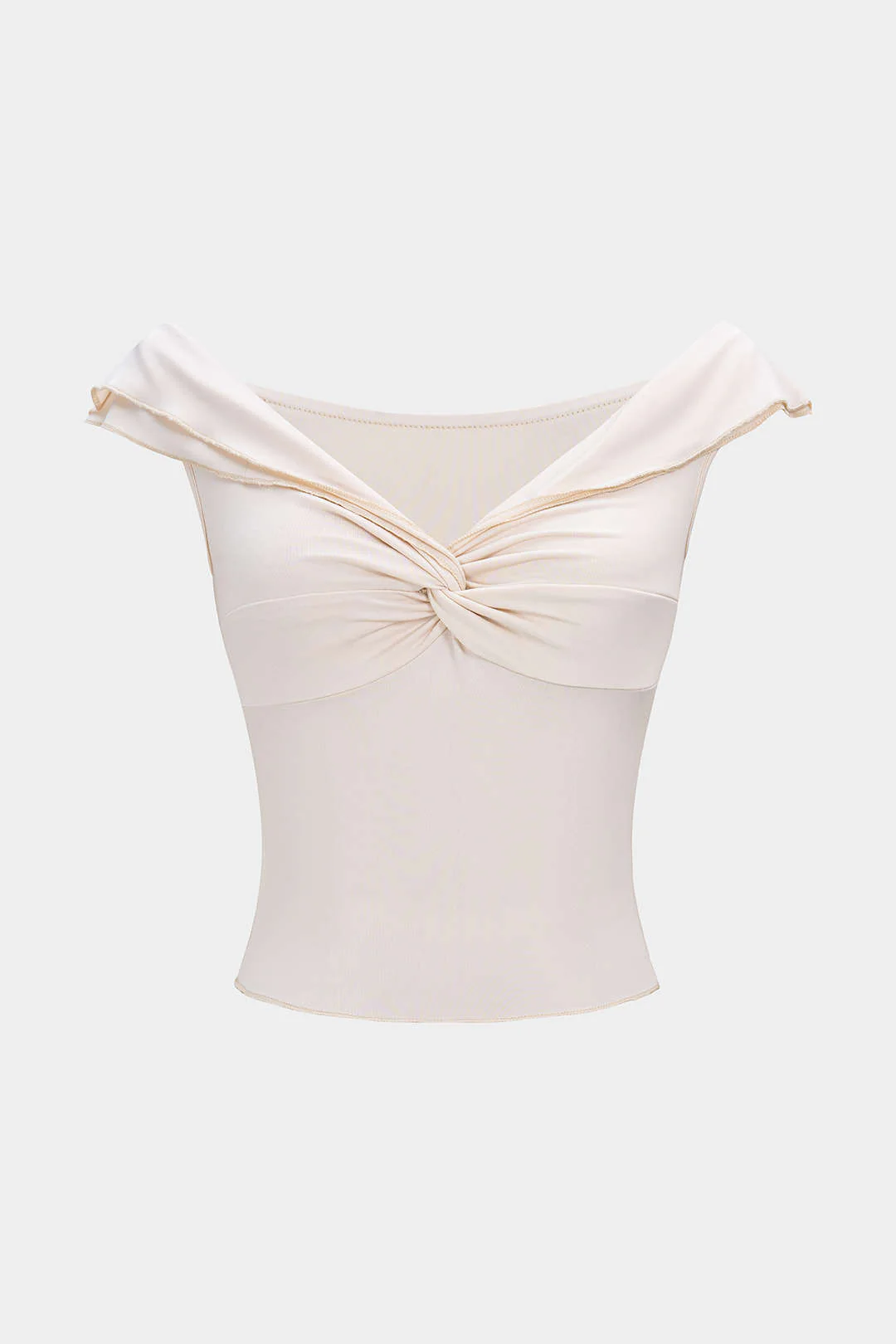 V-Neck Twist Knot Sleeveless Top - Weenar