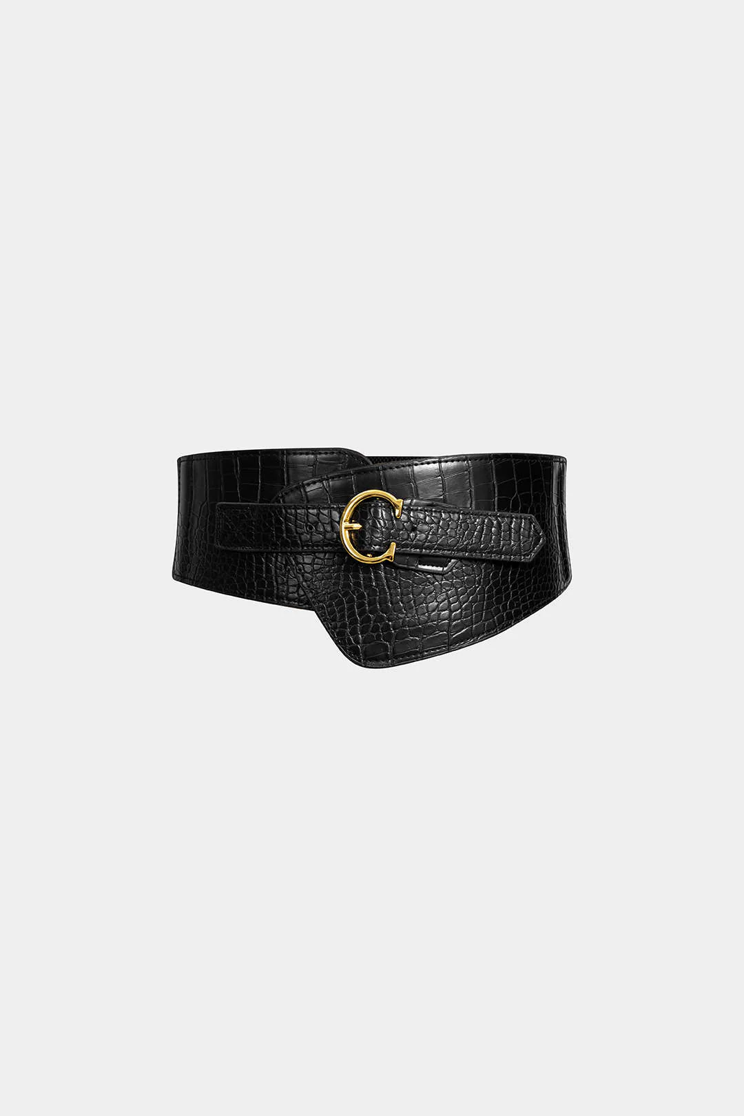 Leather Wide Belt Corset - Weenar