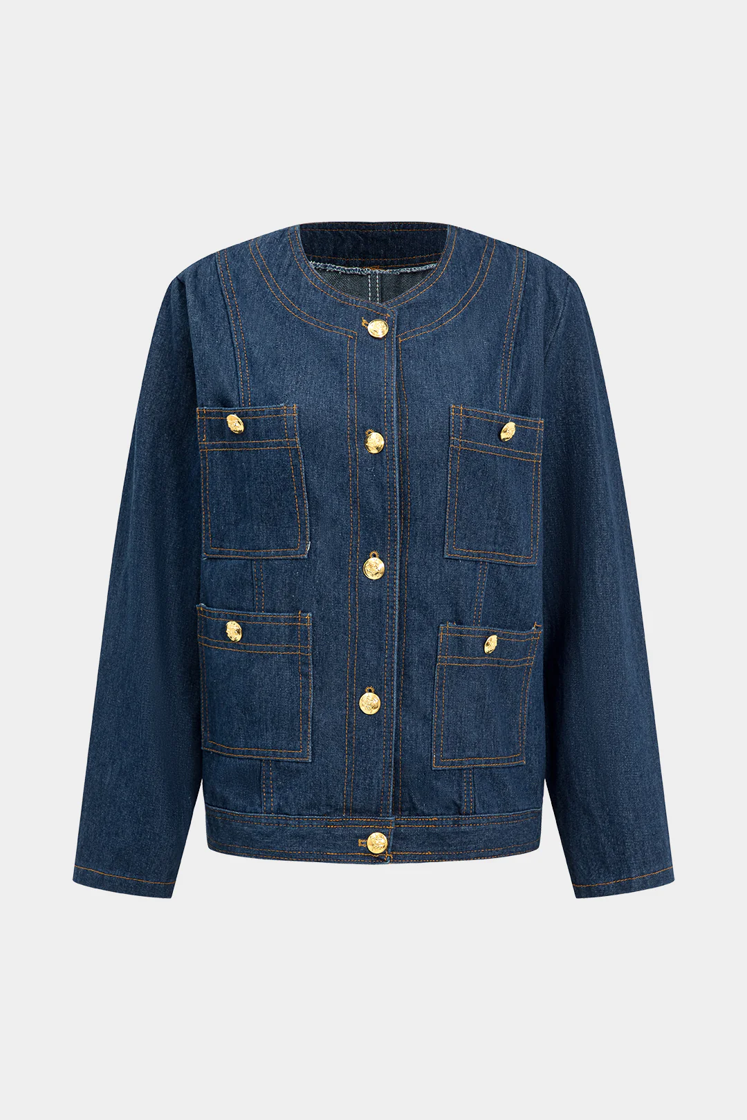 Denim Button Pocket Outerwear - Weenar