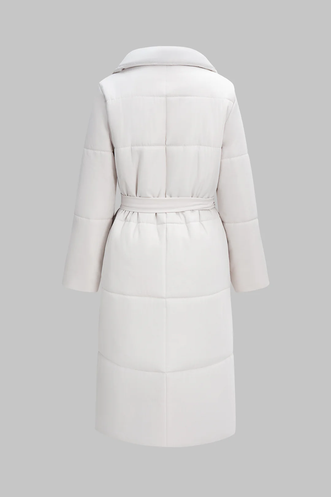 Lapel Tie-Front Coat - Weenar