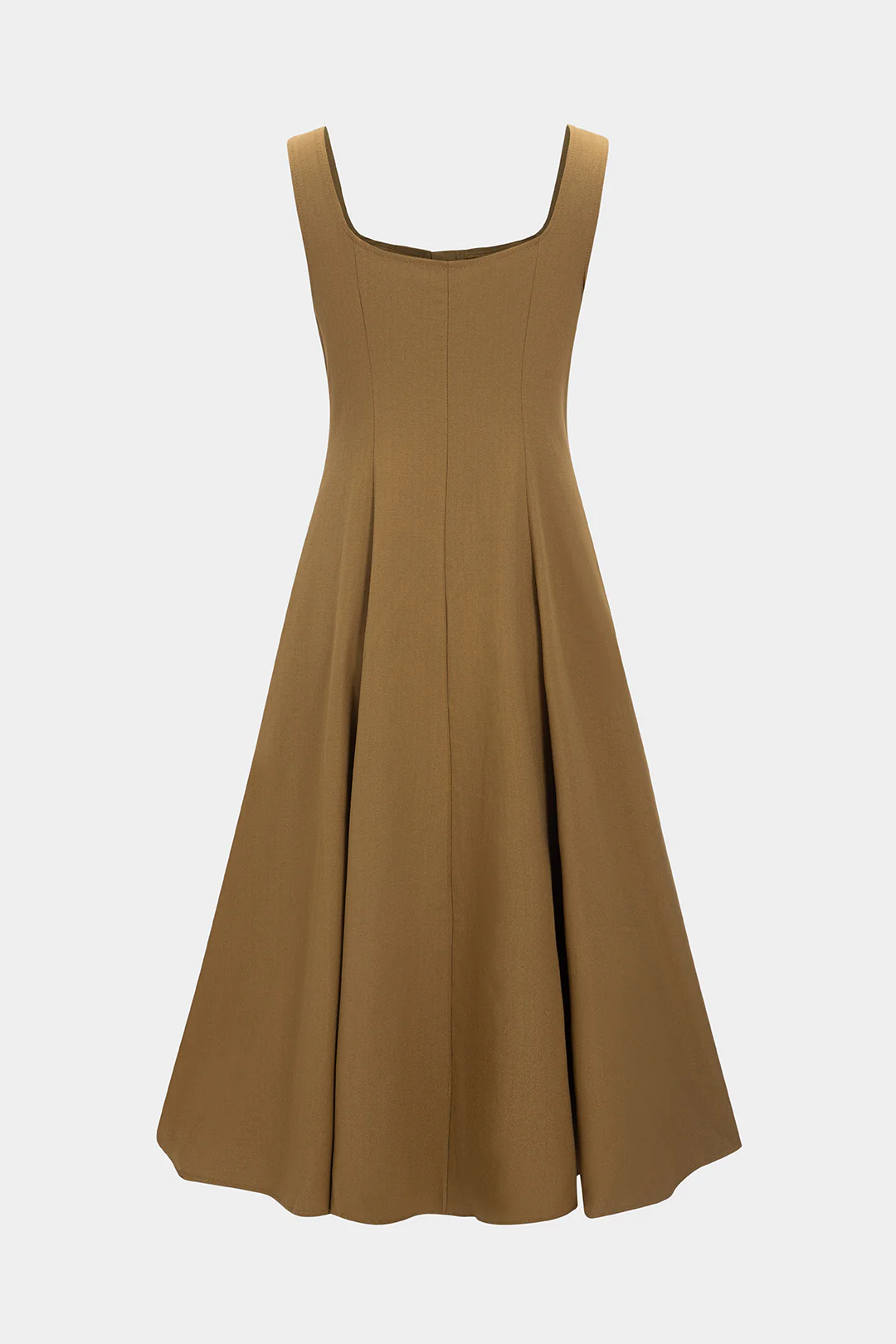 Pop Art Print Embroidery Sleeveless Tank Midi Dress - Weenar