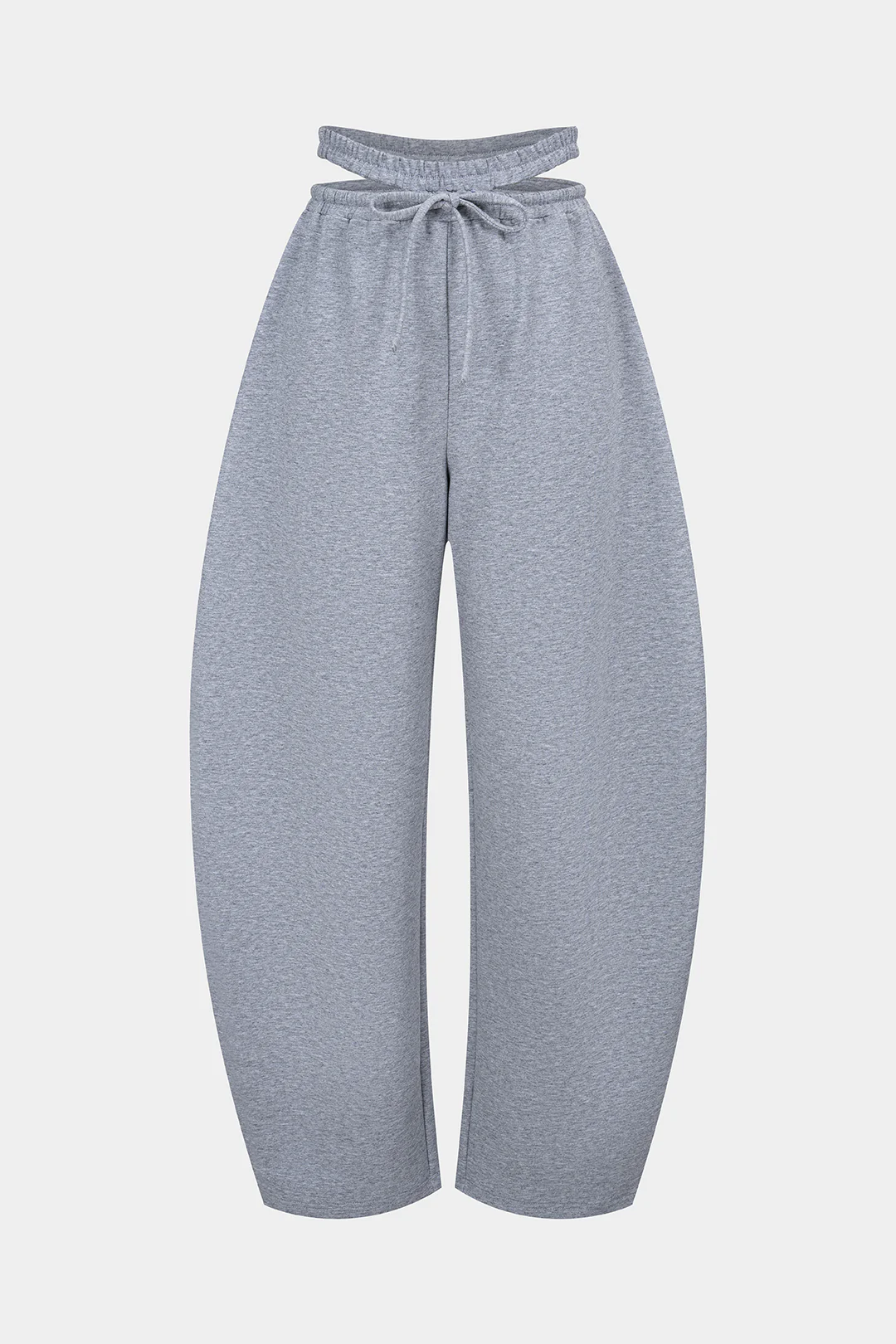 Shirred Drawstring Hollow Out Pants - Weenar