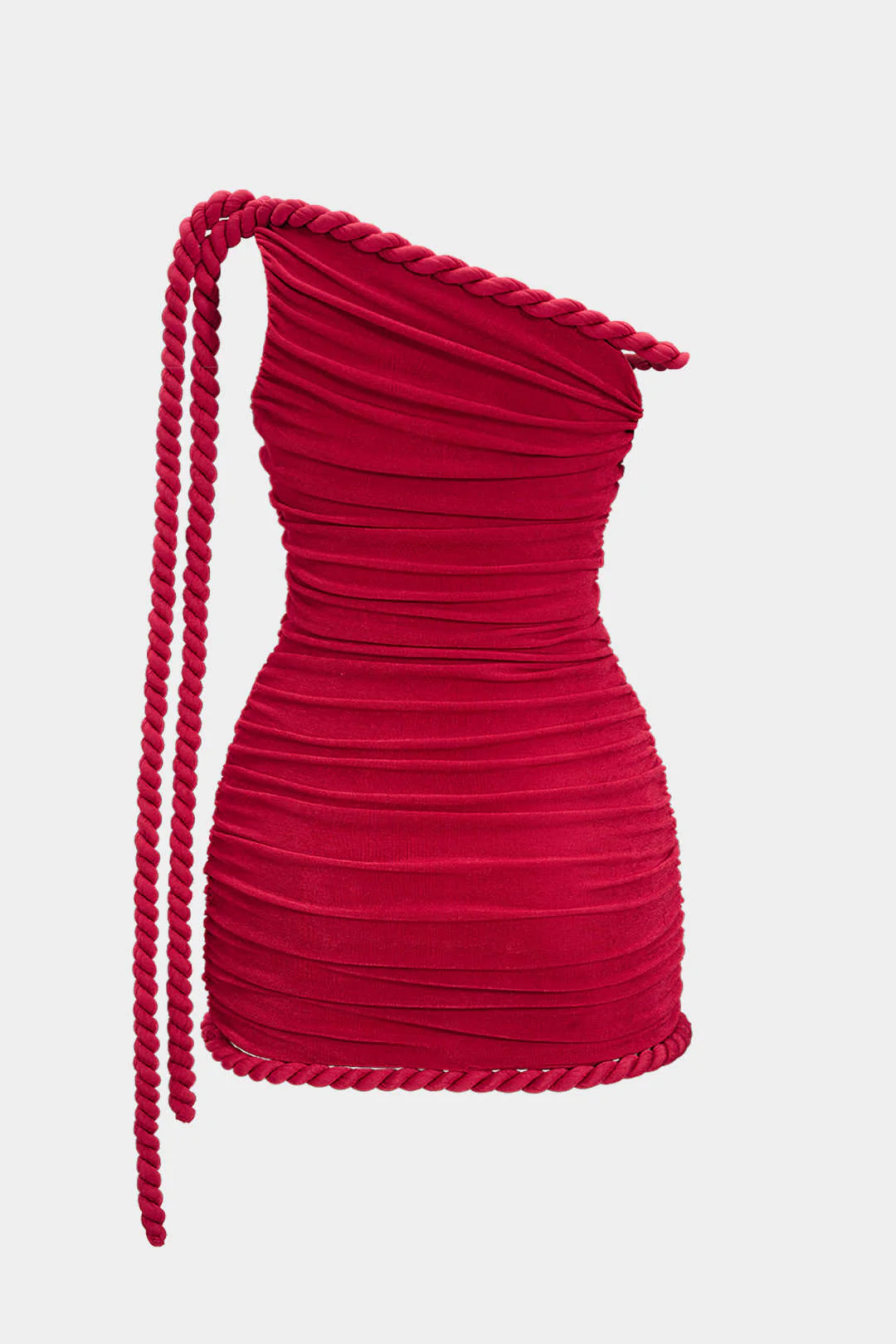 Plus Size Patchwork Twist Knot Sleeveless Mini Dress - Weenar