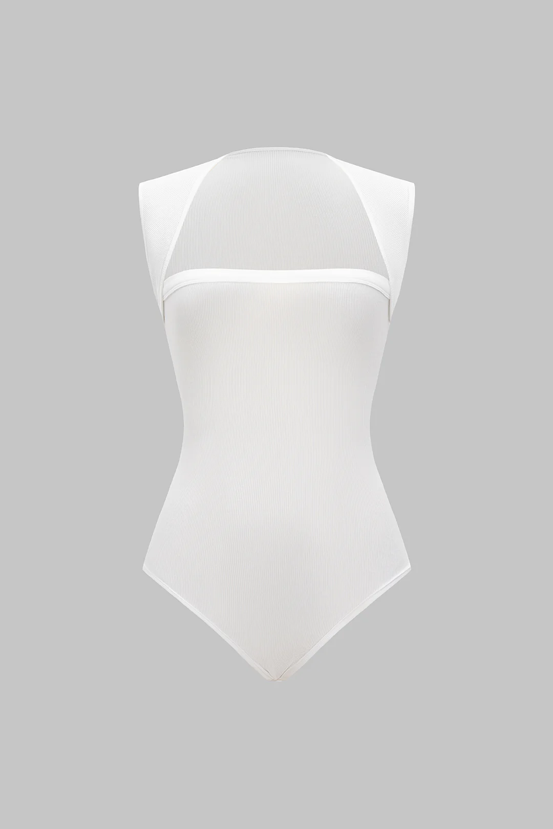 Solid Ribbed Short Sleeve Bodysuit - Weenar