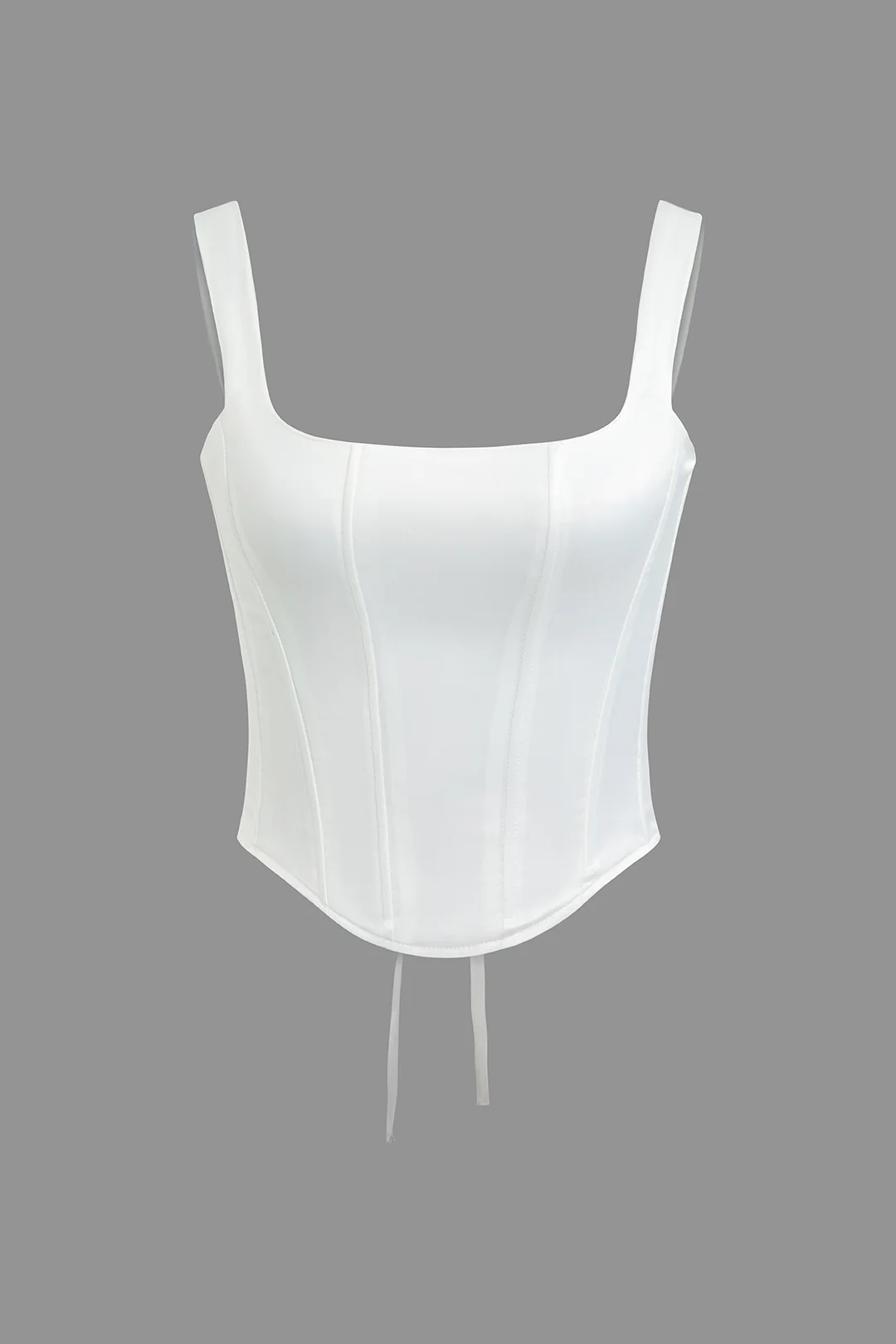 Backless Tie Up Tank Top - Weenar