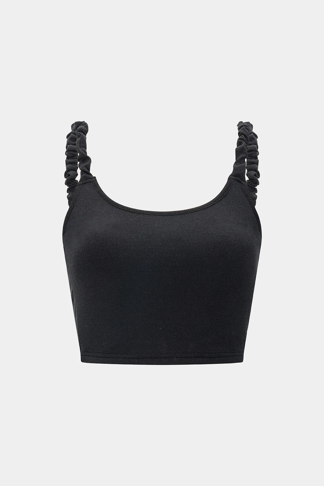 Metallic Buckle Cut Out Tank Top - Weenar