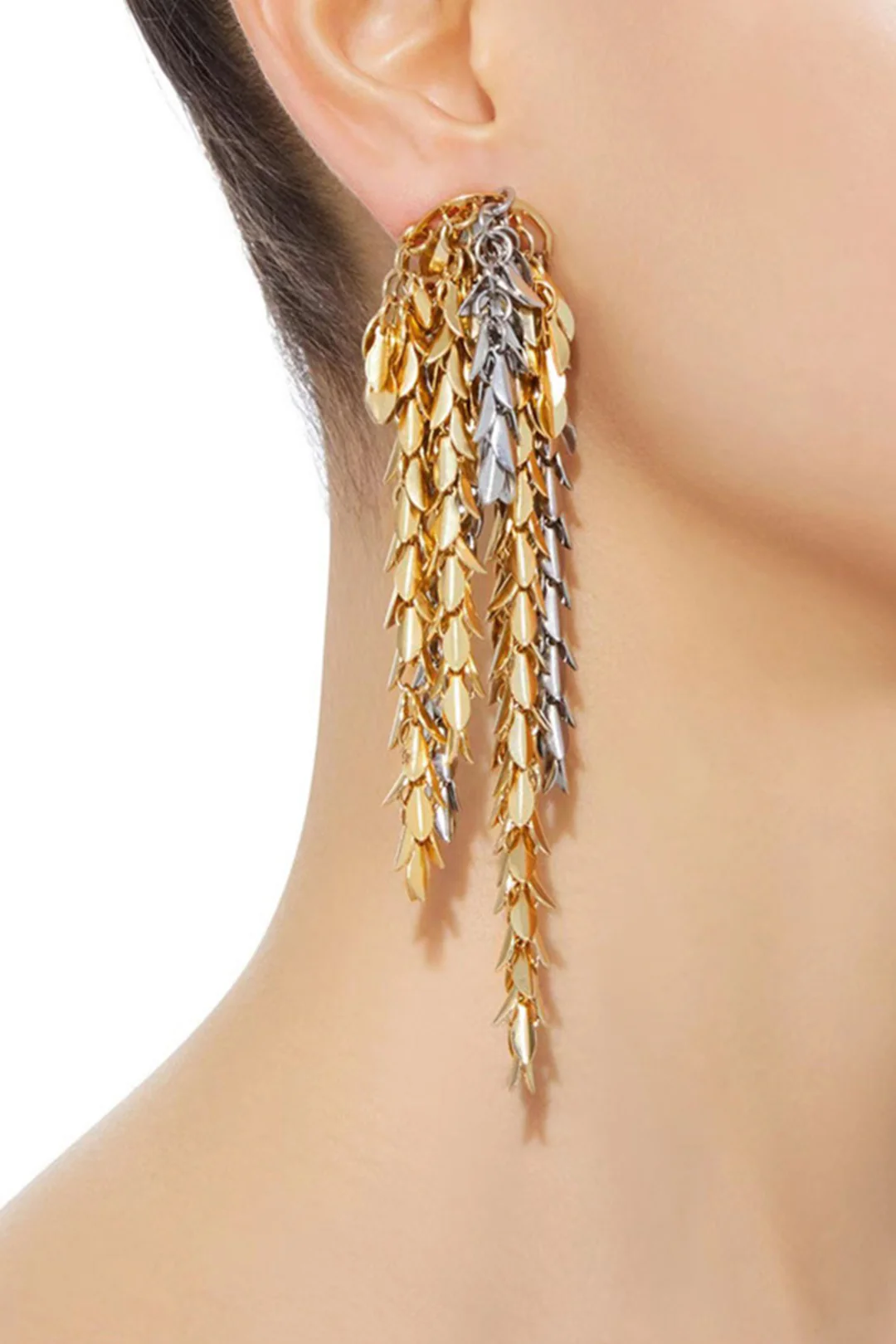 Gold Fringe Earrings - Weenar