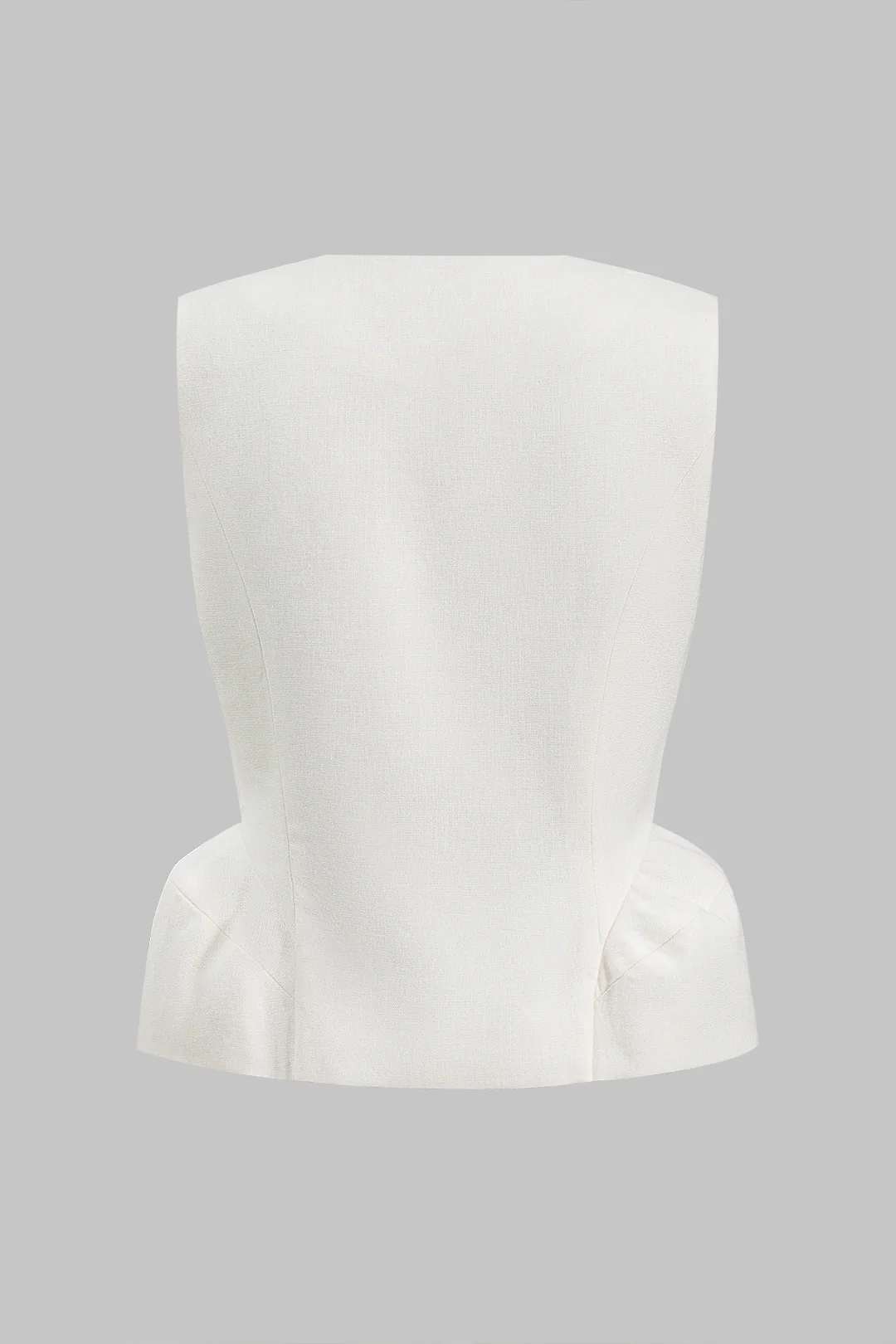 Linen Metallic Button Tank Top - Weenar