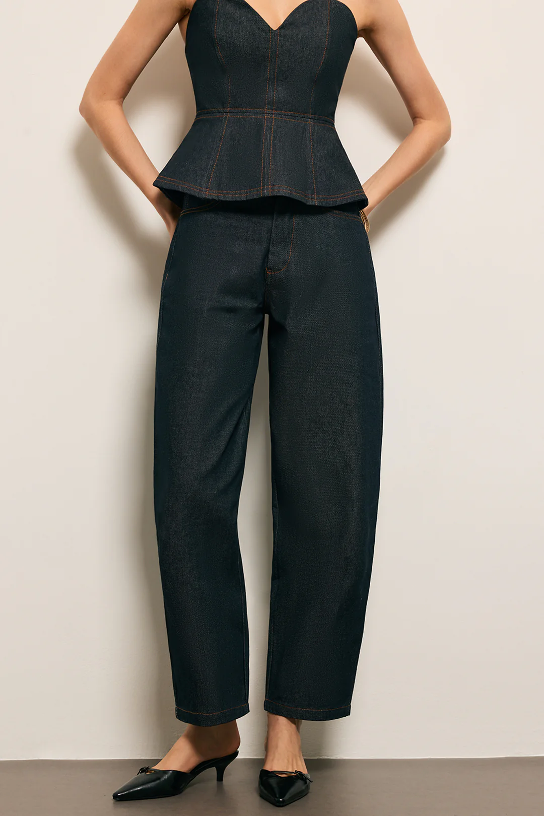 Denim Straight Leg Jeans - Weenar