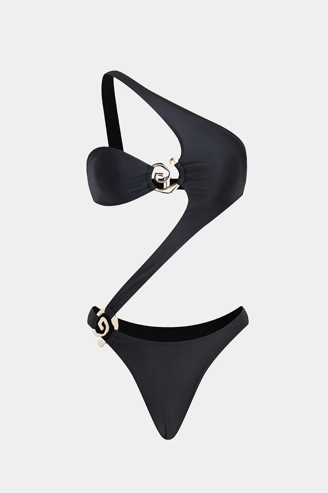 Asymmetrical Cut Out Bikini Set - Weenar