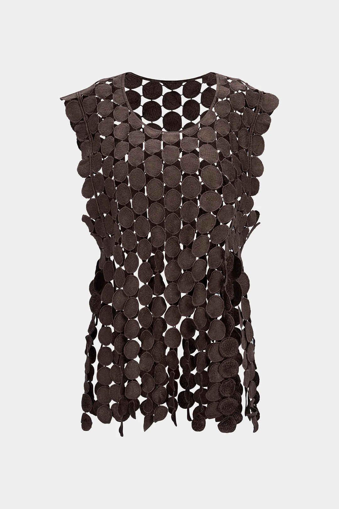 Cut Out Round Neck Tank Top - Weenar