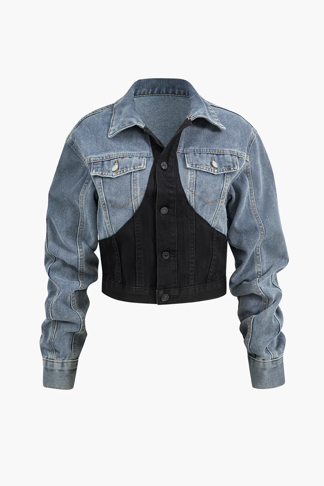 Denim Patchwork Outerwear - Weenar