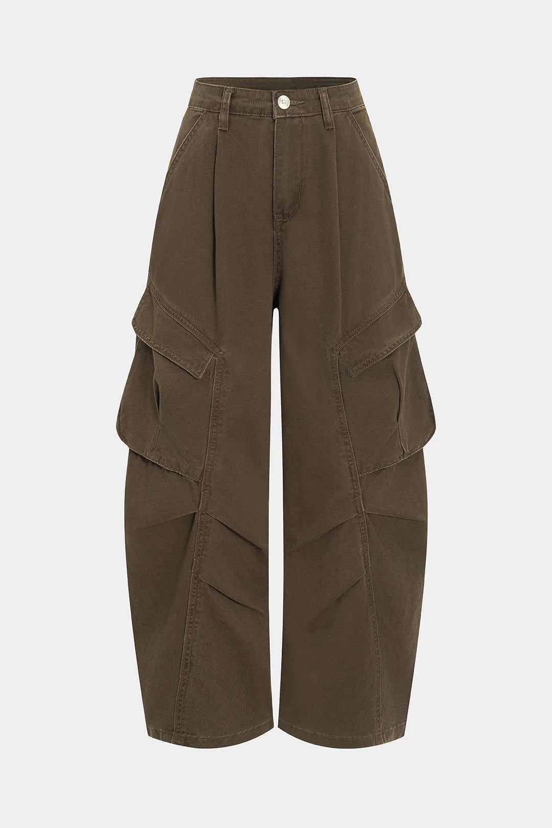 Denim Ruched Pocket Jeans - Weenar