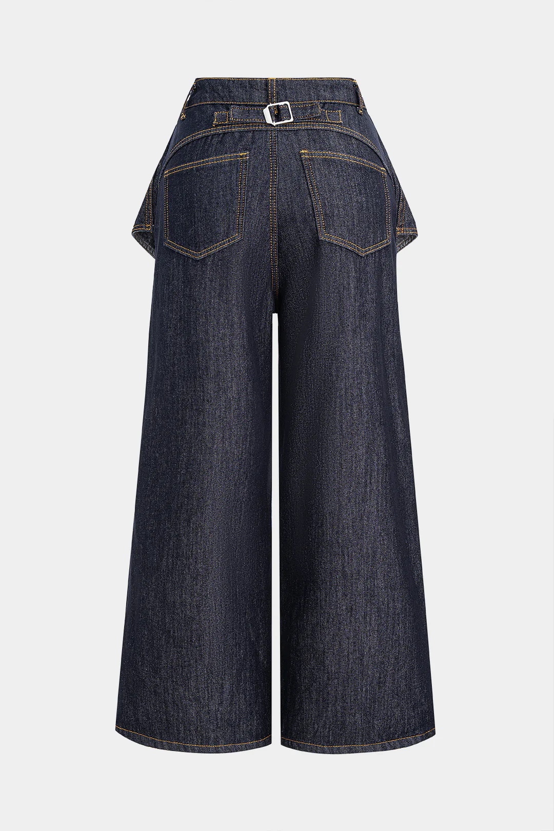 Denim High Waist Wide Leg Jeans - Weenar