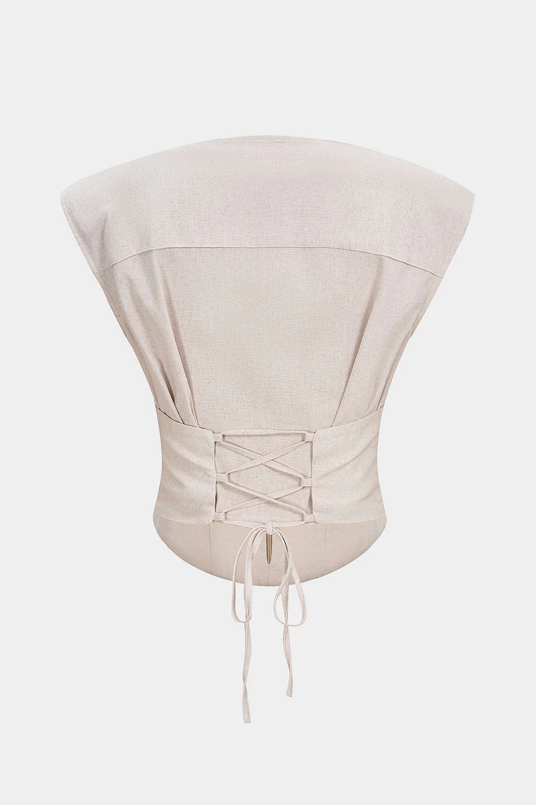 V-Neck Zipper Ruched Tie-Up T-Shirt - Weenar