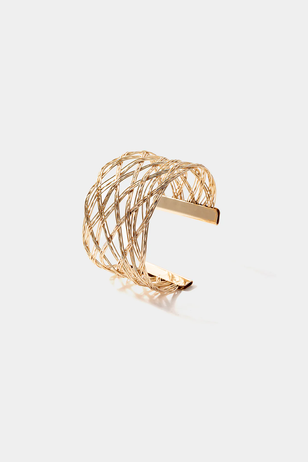 Alloy Winding Open Bracelet - Weenar