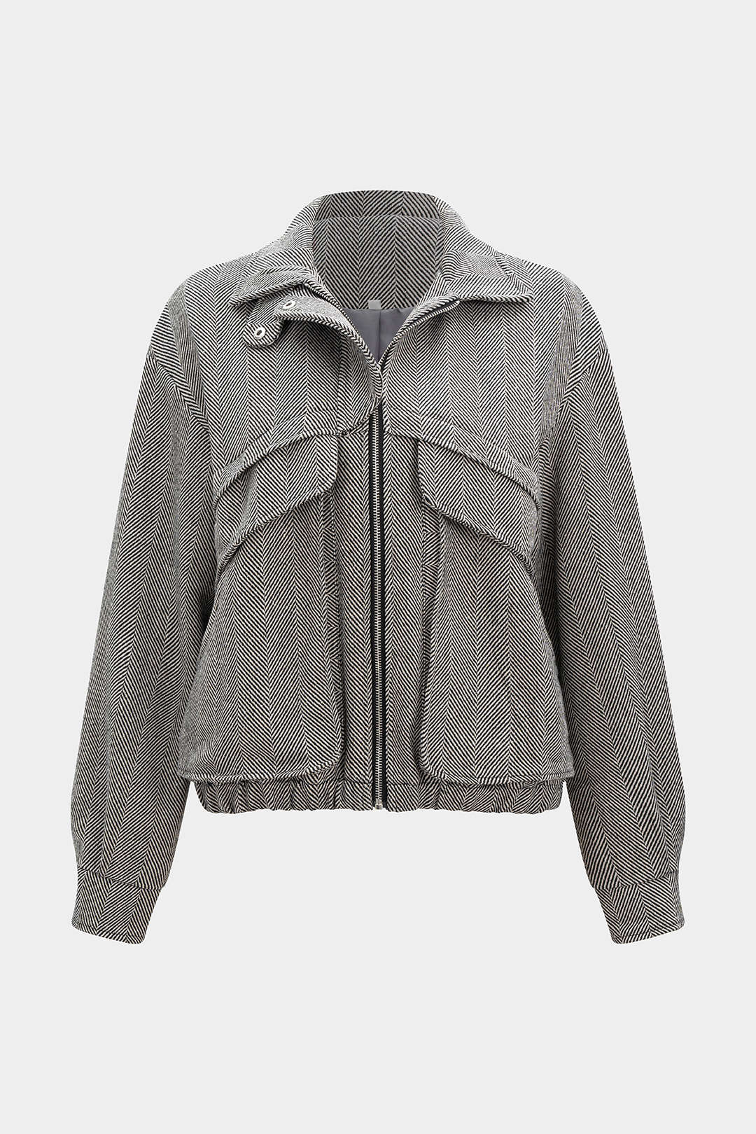 Woolen Zipper Jacket - Weenar
