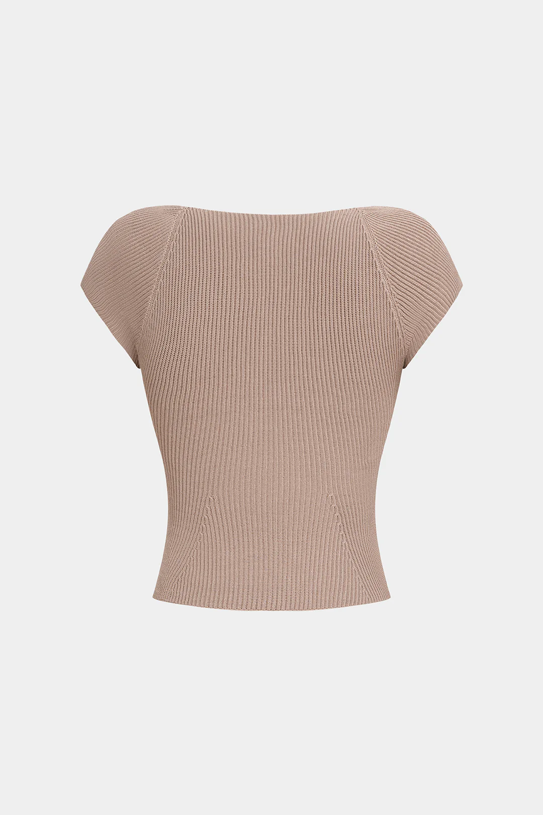 Knit Basic Short-Sleeve Top - Weenar