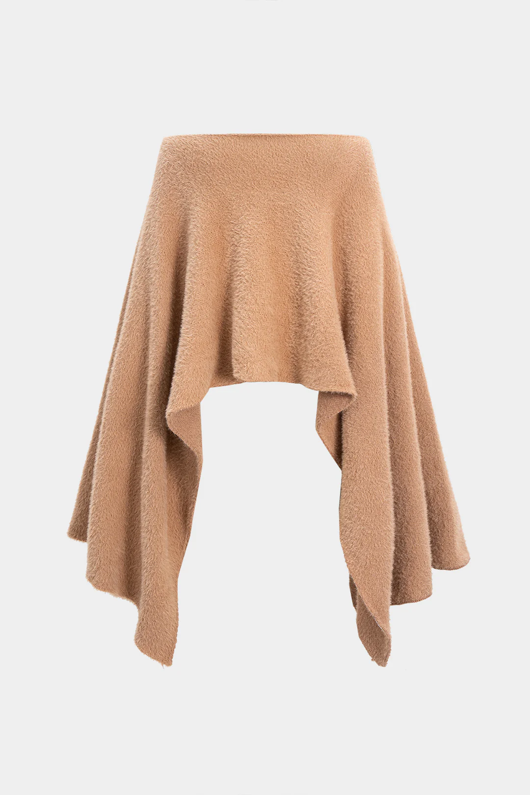 Knit Draped Off Shoulder Long-Sleeve Top - Weenar