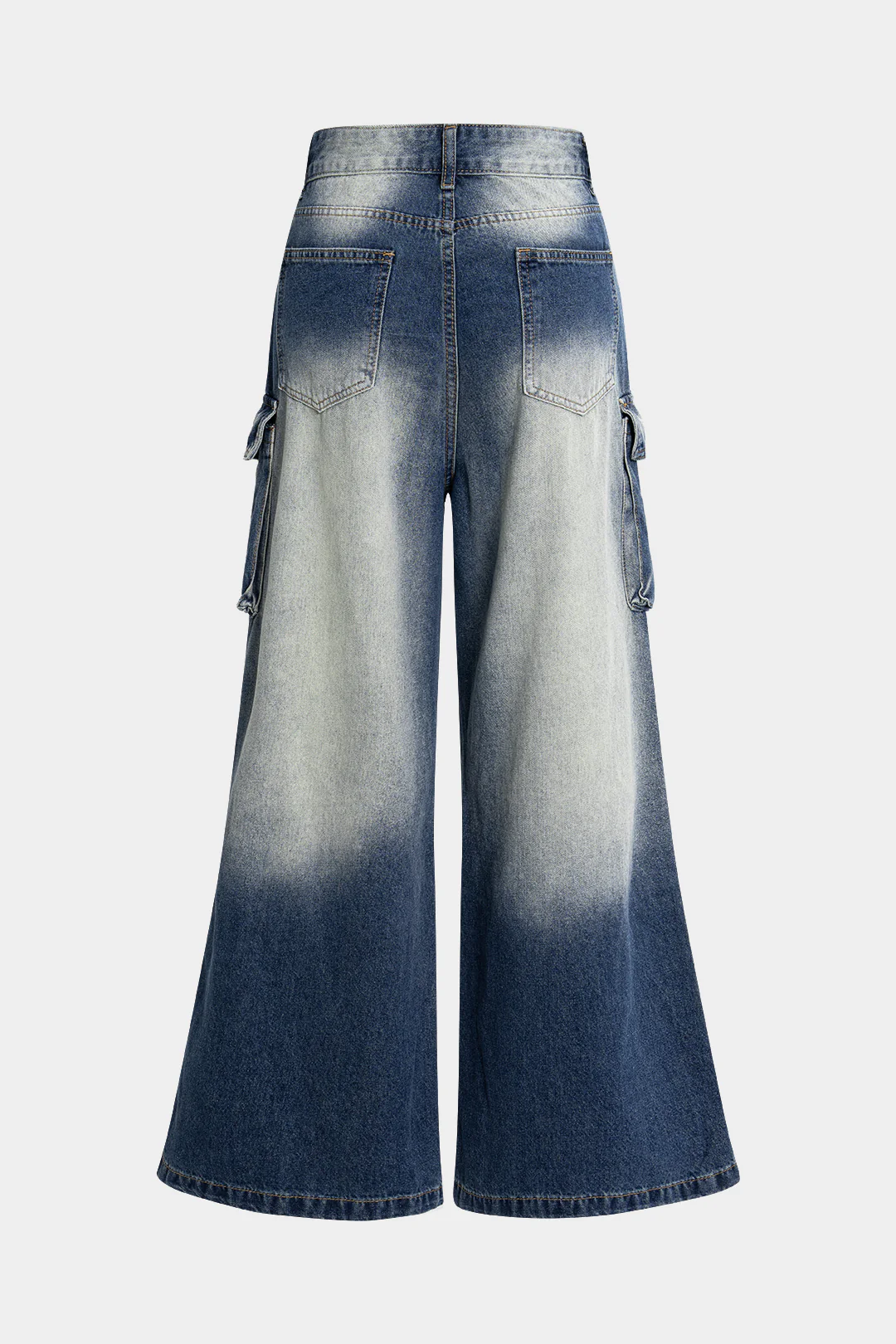 Denim Pocket Zipper Jeans - Weenar
