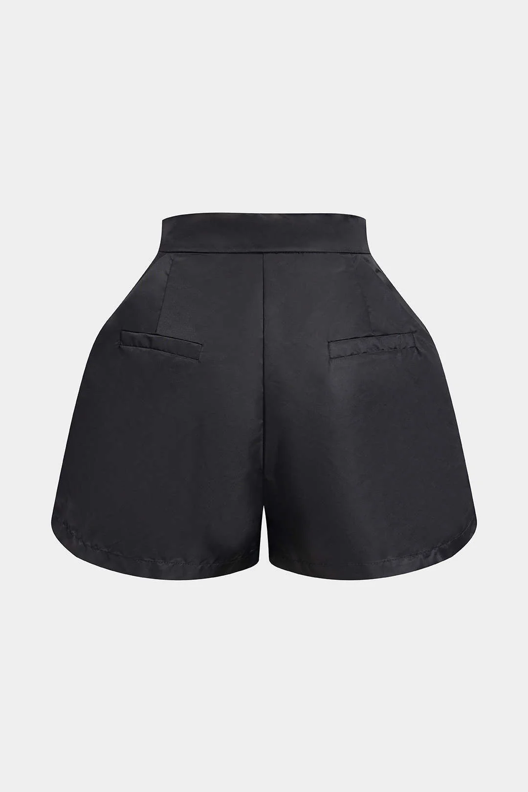 Puff Wide Leg Zipper Shorts - Weenar