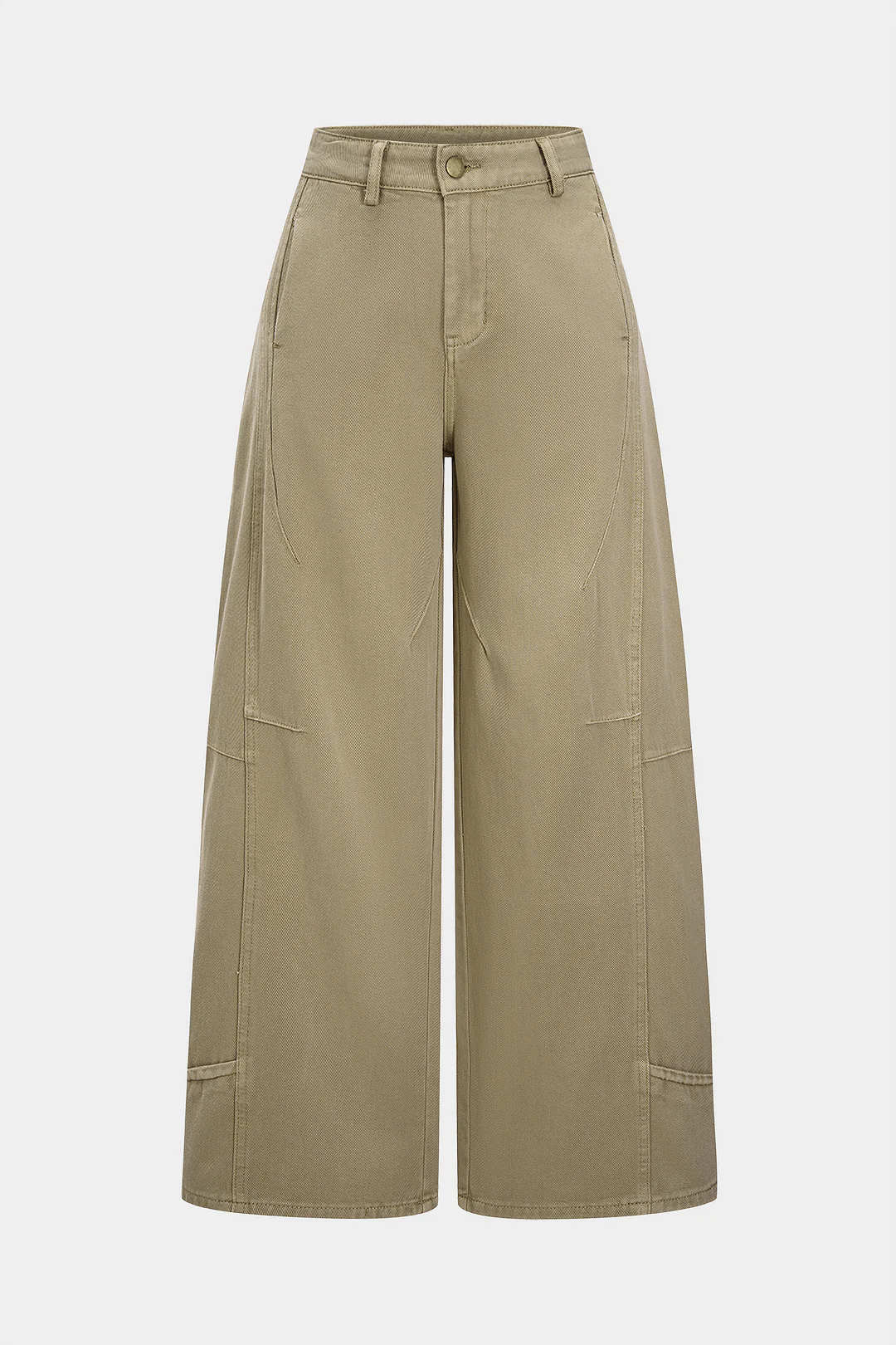 Denim Zipper Pocket Straight Leg Jeans - Weenar