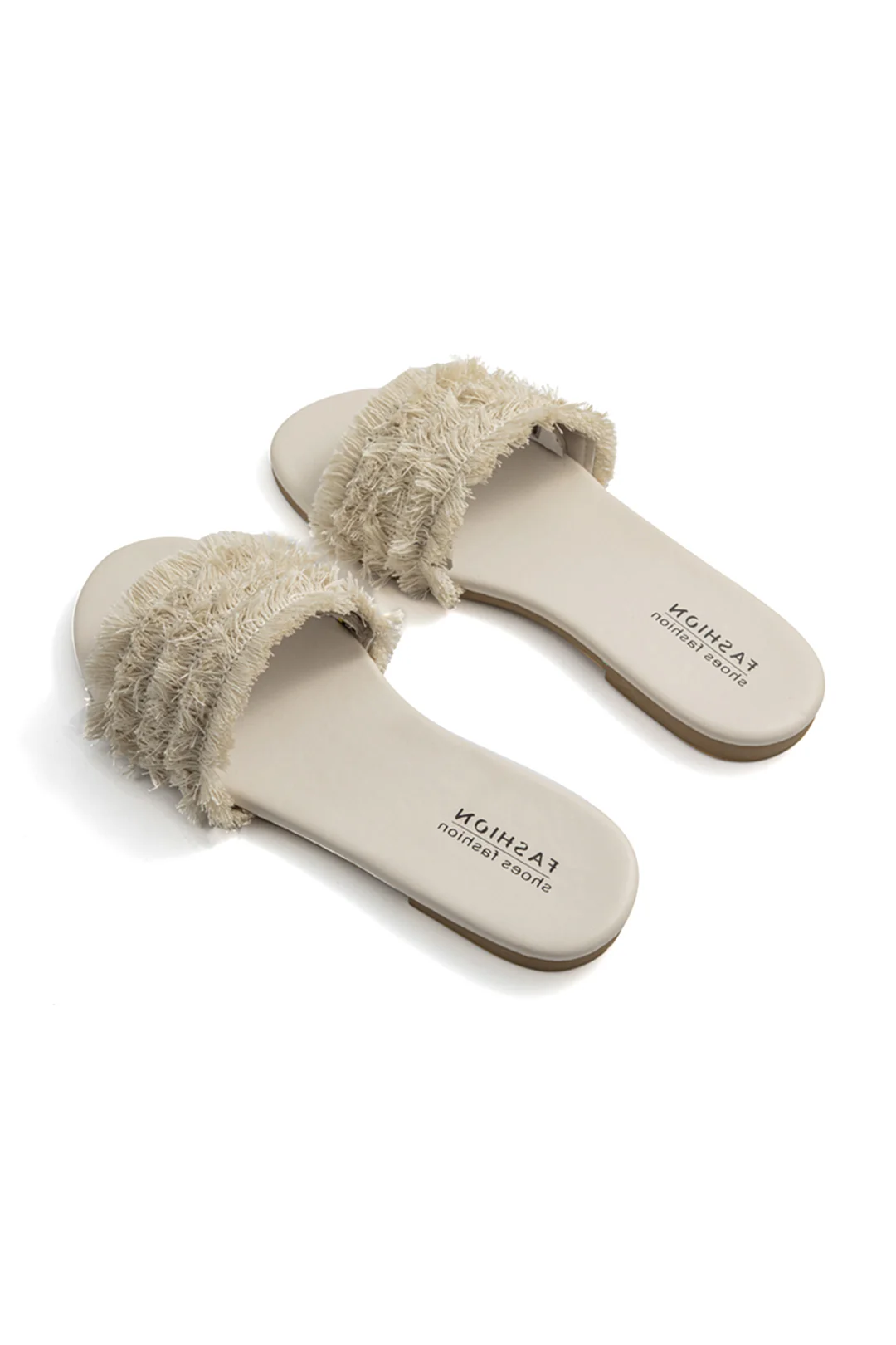 Fringe Toe Slippers - Weenar