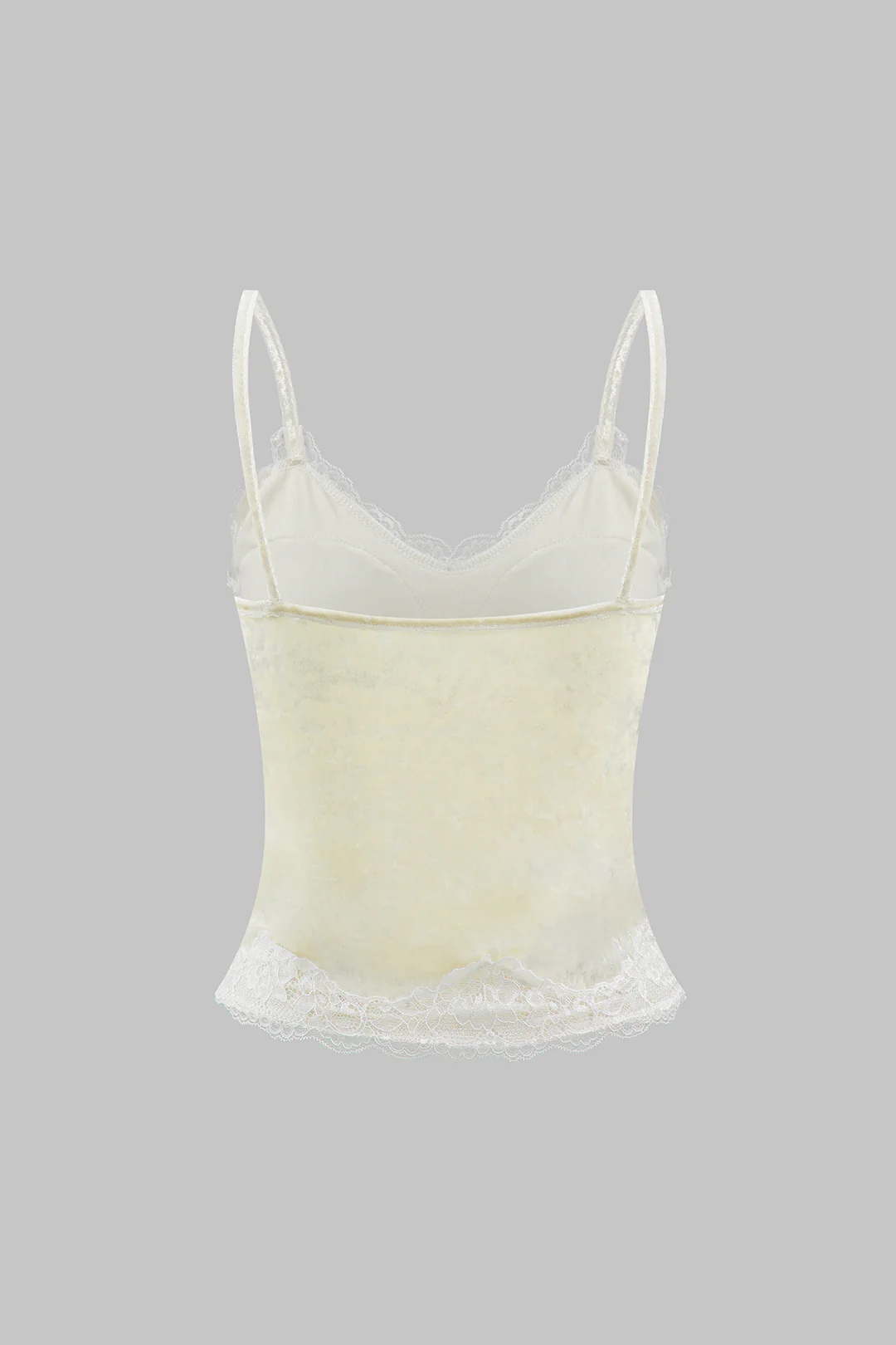 Velvet Lace Patchwork Cami Top - Weenar