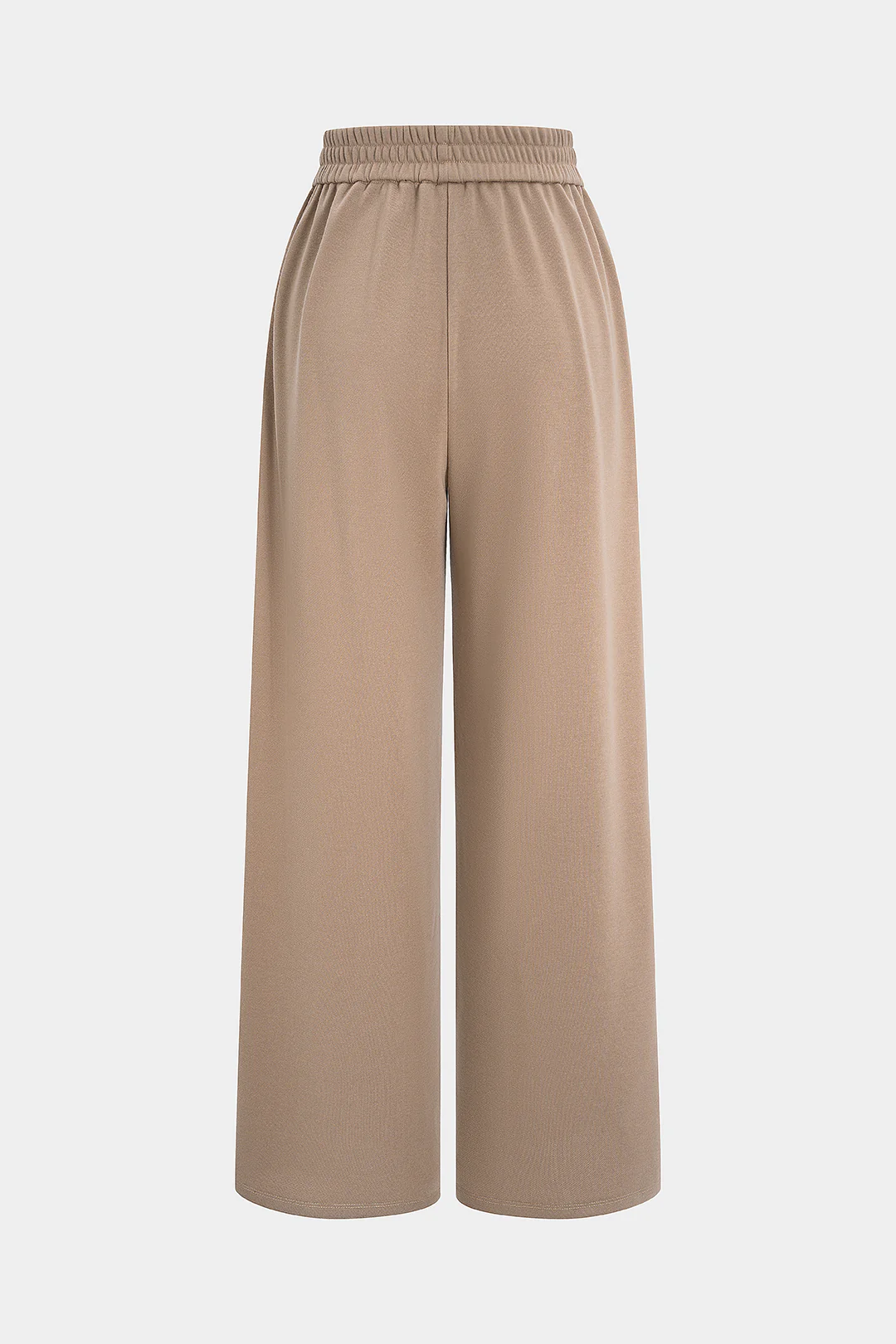 Patchwork High Waist Wide Leg Trousers - Weenar