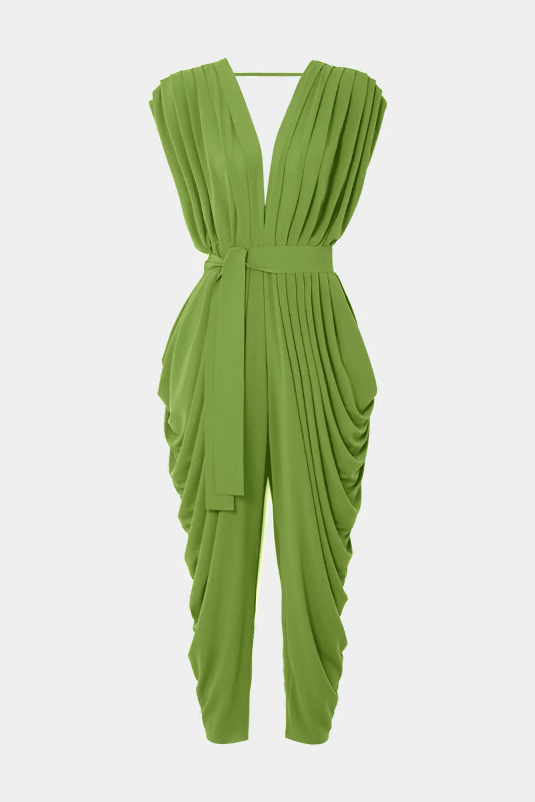 Sleeveless V-neck Jumpsuit - Weenar