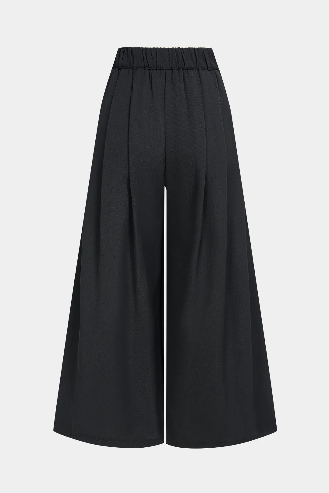 High Waist Pleated Wide Leg Pants - Weenar