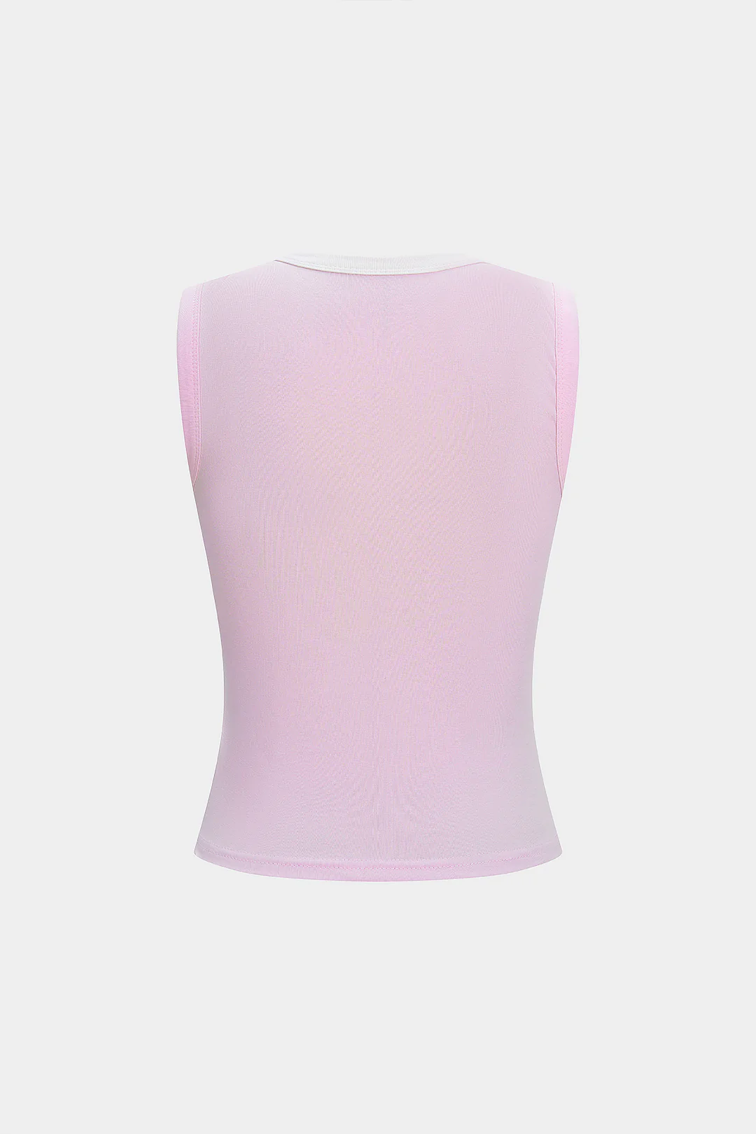Contrast V-Neck Tank Top - Weenar