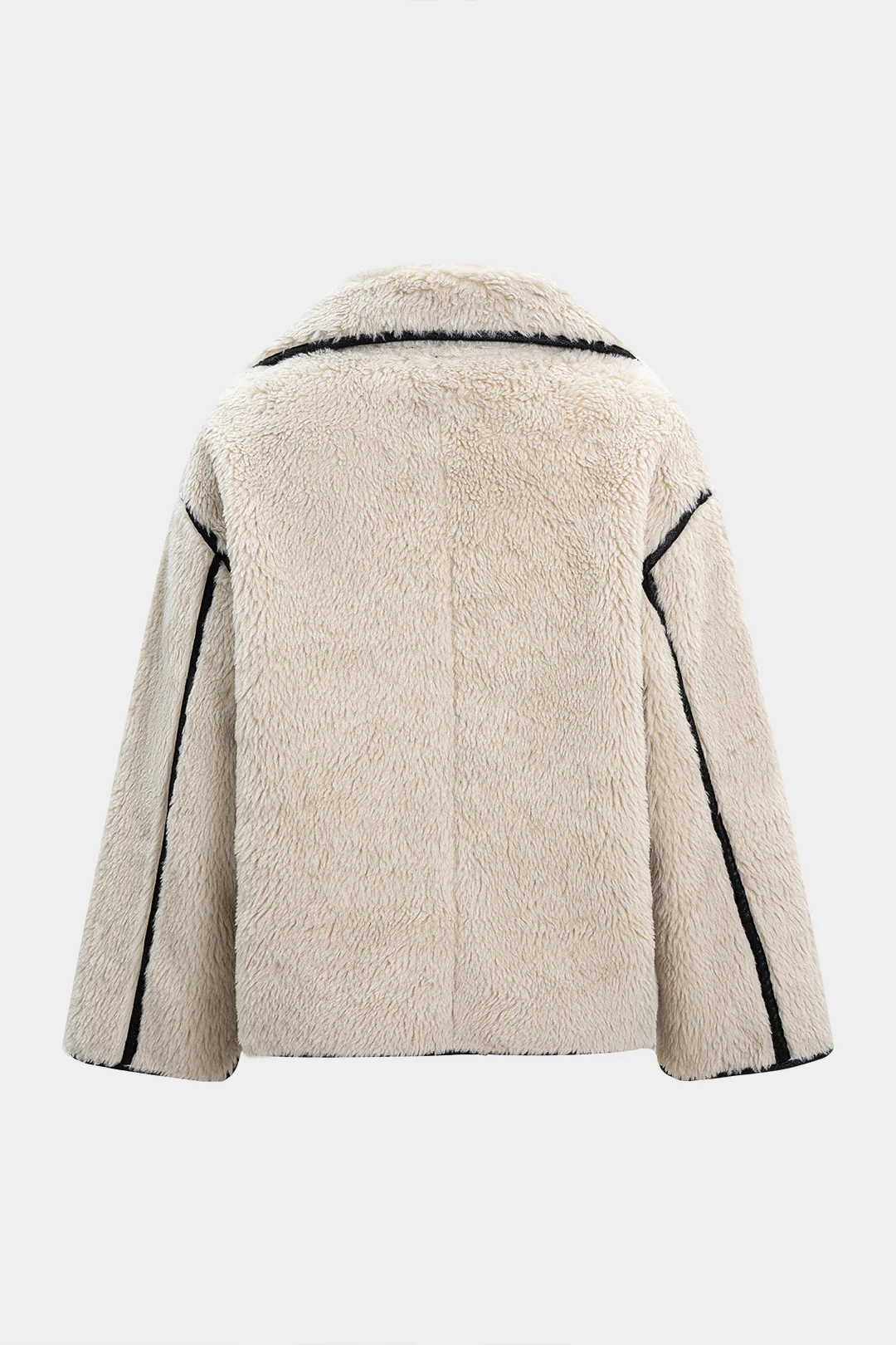 Faux Fur Patchwork Coat - Weenar