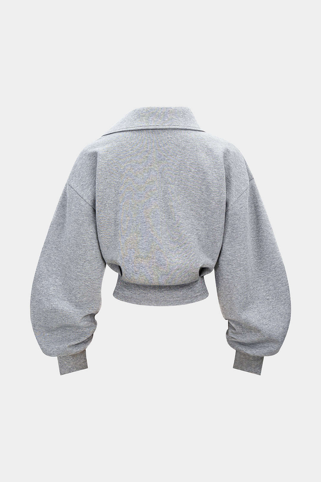 Asymmetrical Waist-Cinching Sweatshirt - Weenar